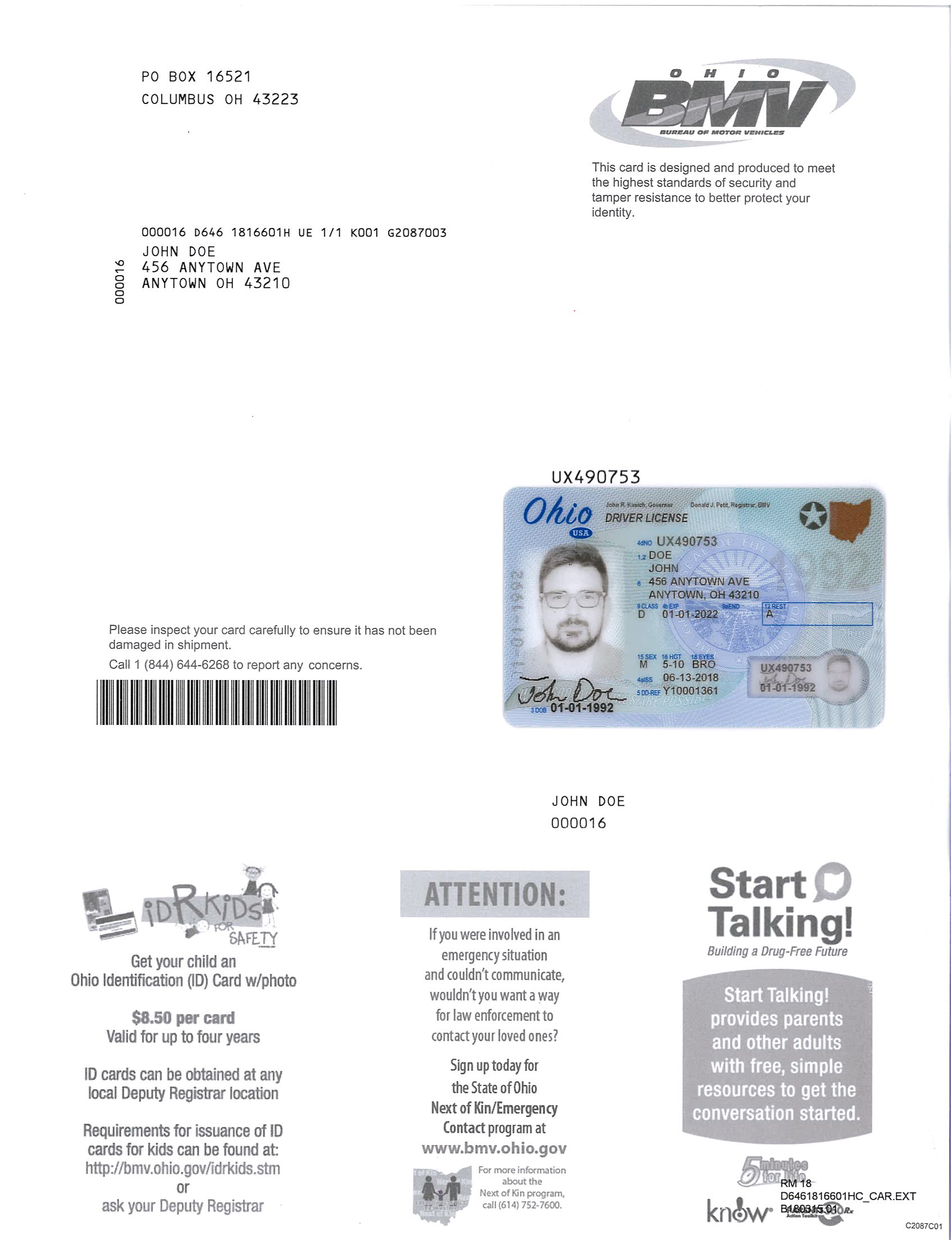 new driver license carrier