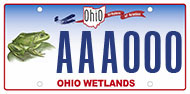 bullfrog license plate image